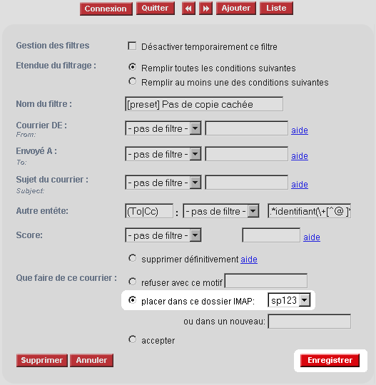 mfilter : classement des messages filtrés dans un répertoire
