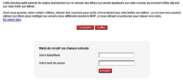 figure d'écran avec saisie de votre identifiant et de votre mot de passe